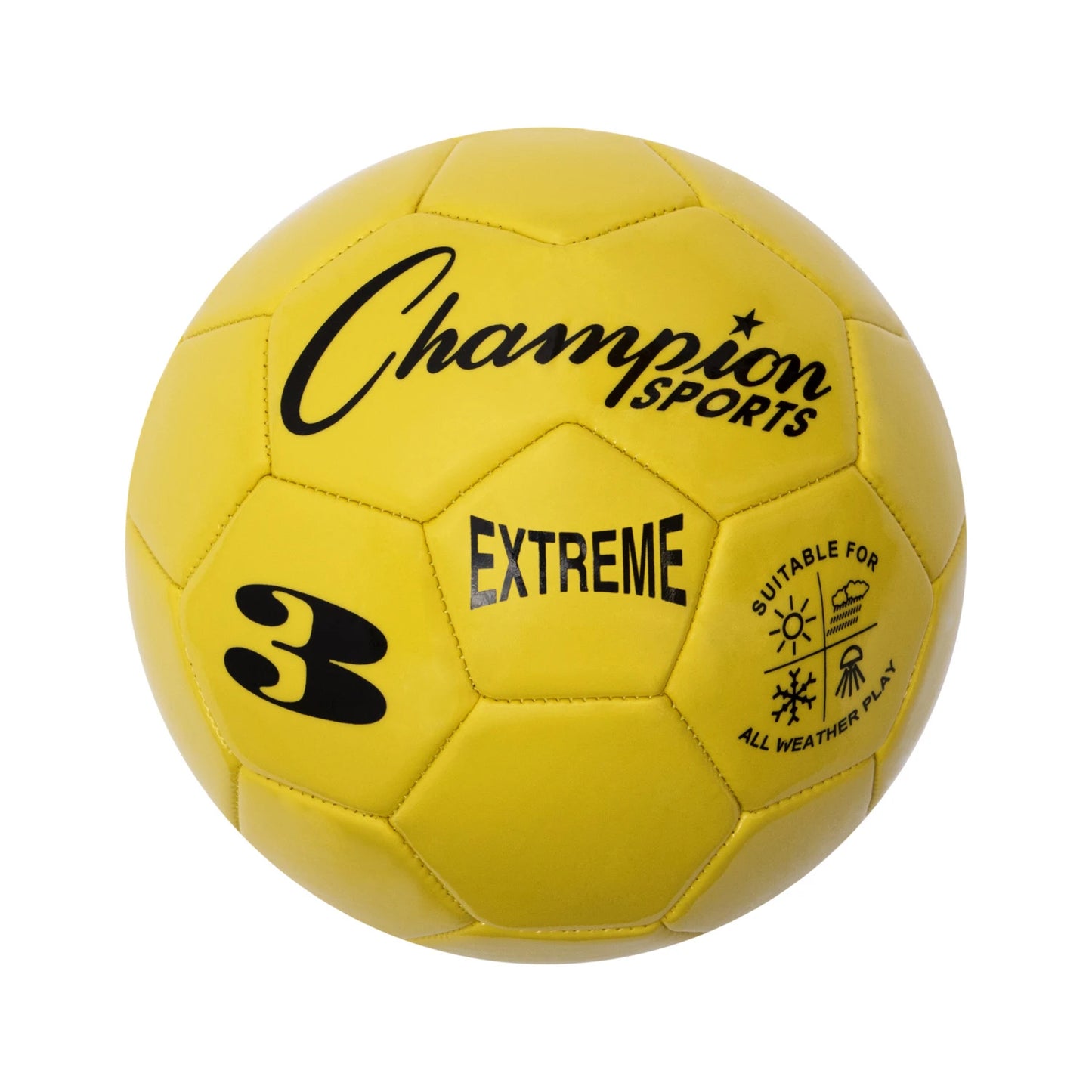 Champion EXTREME SOCCER BALL Size 3 YELLOW
