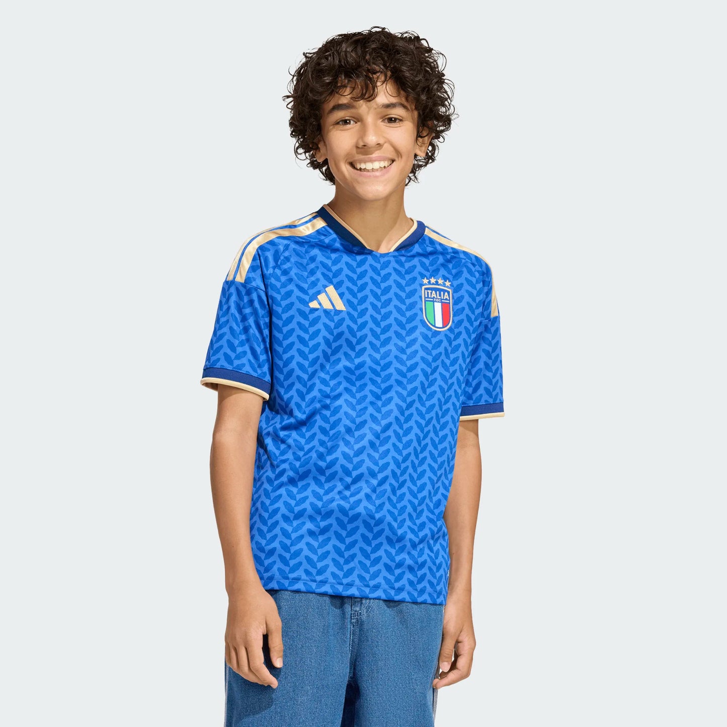 YOUTH 2026 World Cup Italy Jersey FIGC H JSY Y BOBLUE