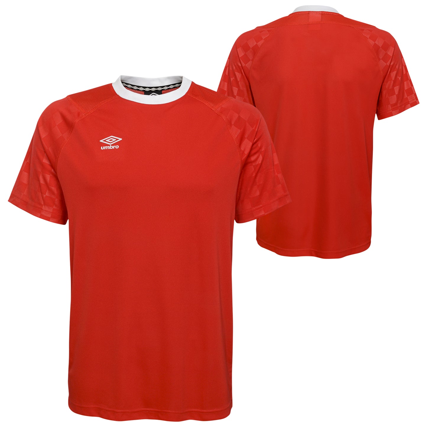Umbro checkerd jersey red