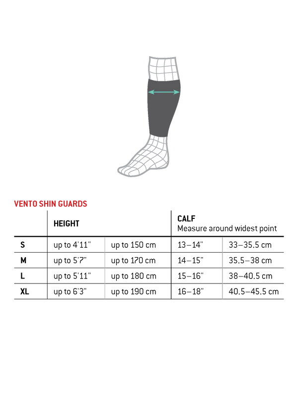 Pro-S Vento Soccer Shin Guard White