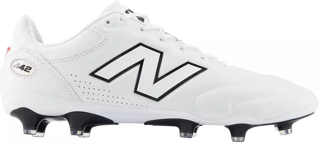 442 Elite FG V3 2E(WIDE) Men's Soccer Boots White/Black