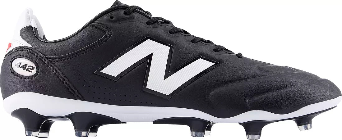 442 Elite FG V3 2E(WIDE) Men's Soccer Boots Black/White