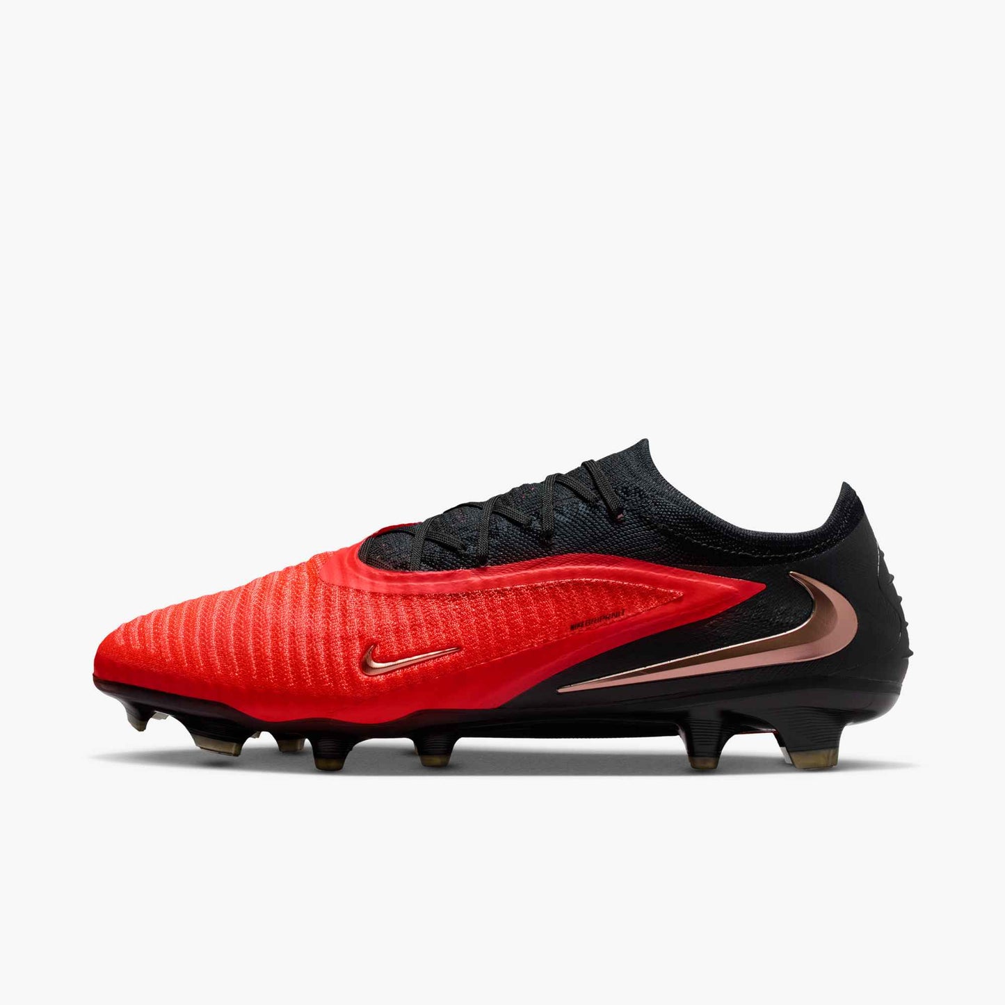 Nike Phantom 6 Low Elite Firm-Ground Soccer Cleats (BRIGHT CRIMSON/BLUR-BLACK)