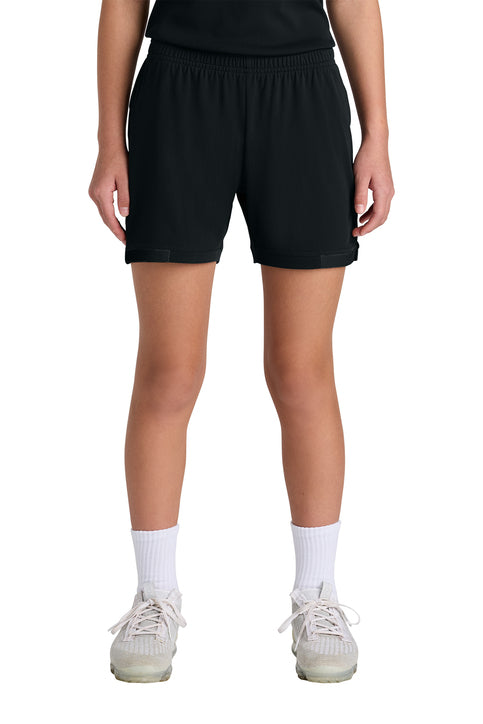 Sport-Tek® Youth Club 5” Short (Black)