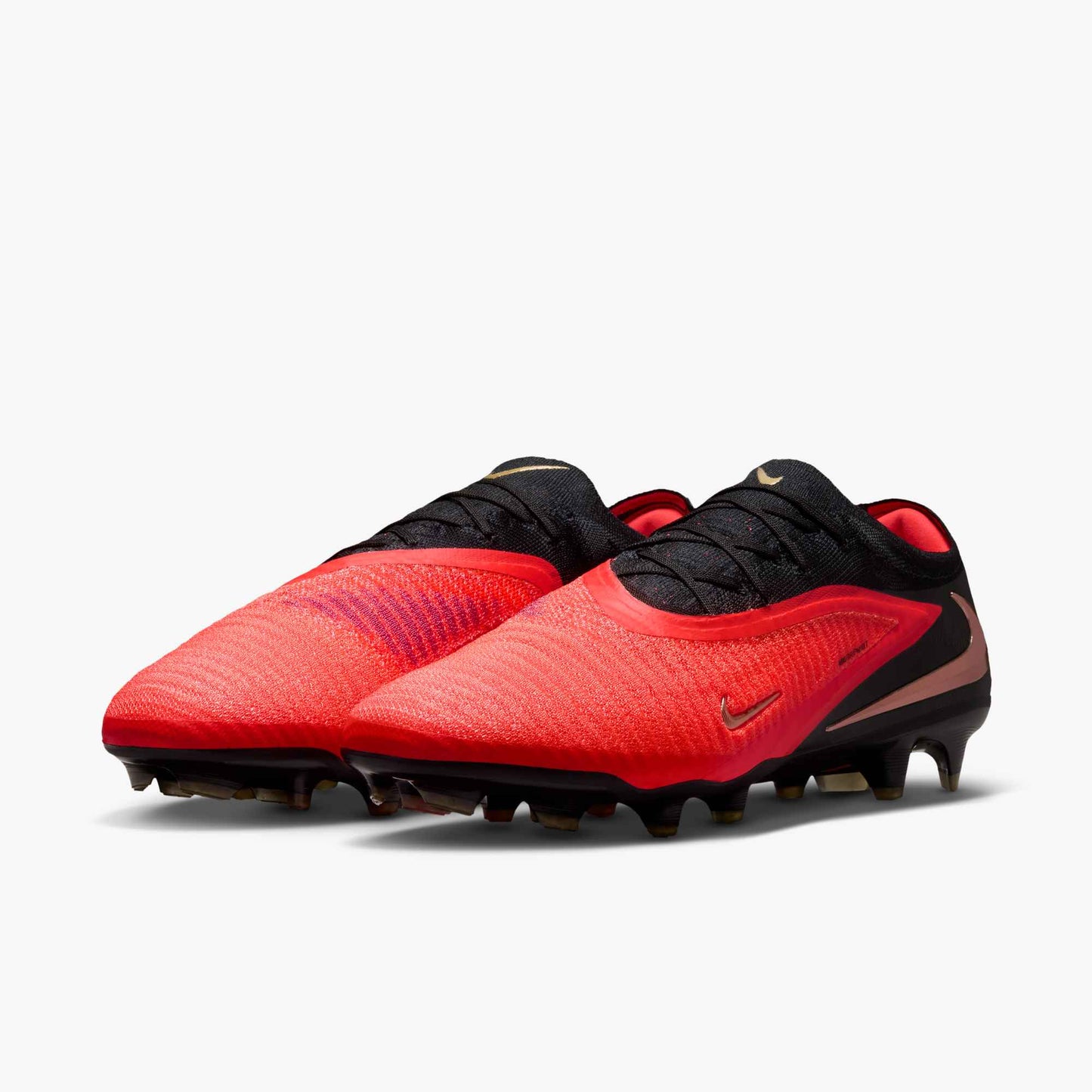 Nike Phantom 6 Low Elite Firm-Ground Soccer Cleats (BRIGHT CRIMSON/BLUR-BLACK)