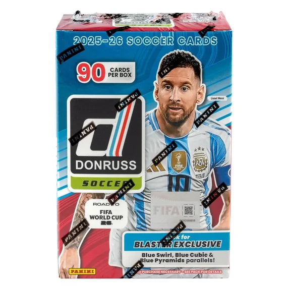 2025-2026 Panini Donruss Road to FIFA World Cup 26 Soccer Trading Cards Blaster Box of 6 Packs