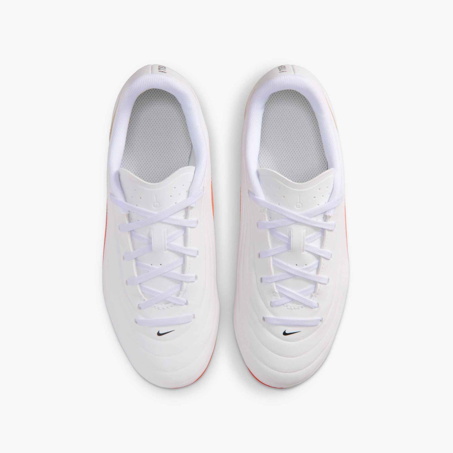 Nike Jr. Tiempo Maestro Club Kids MG Low-Top Soccer Cleats WHITE/BLUR-BRIGHT CRIMSON
