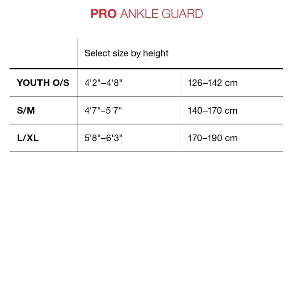 Pro Ankle Guard Black