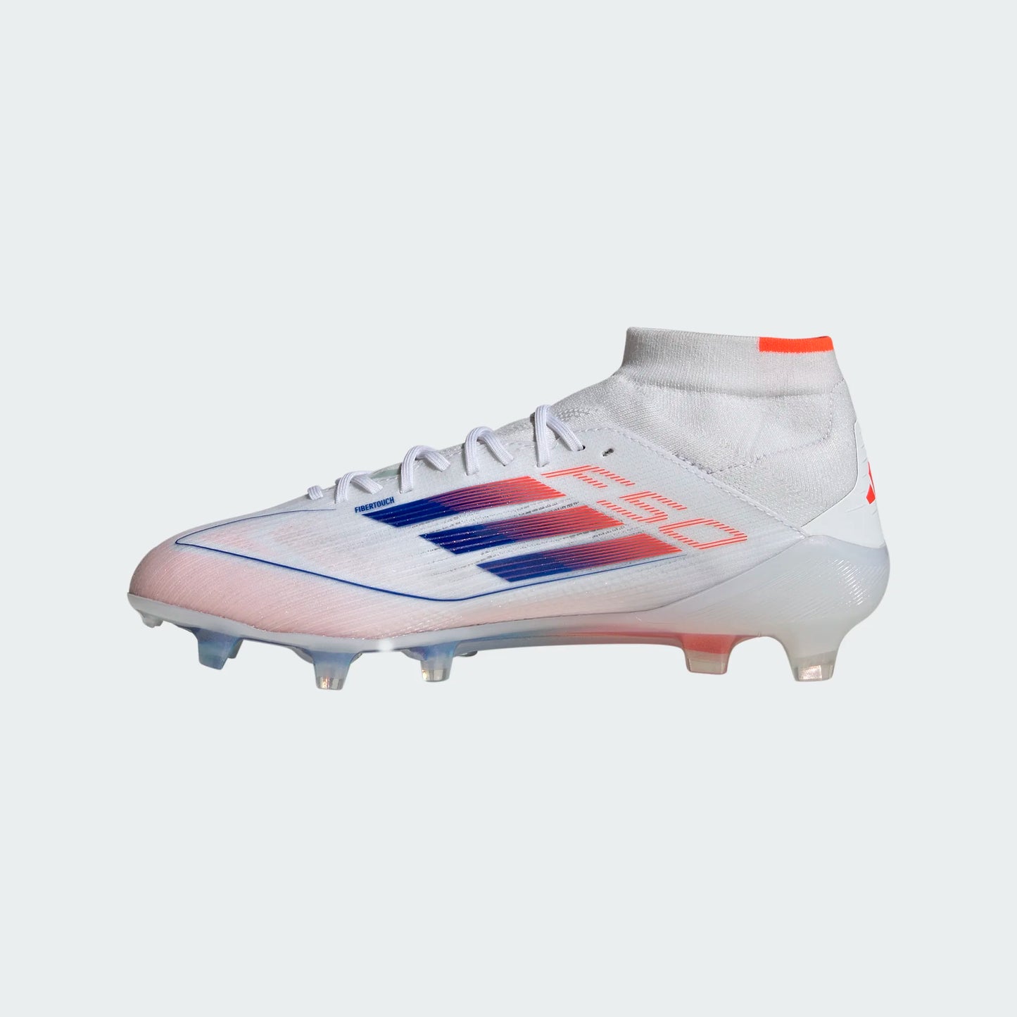 WOMENS F50 ELITE MID FG W FTWWHT/LUCBLU/SOLRED