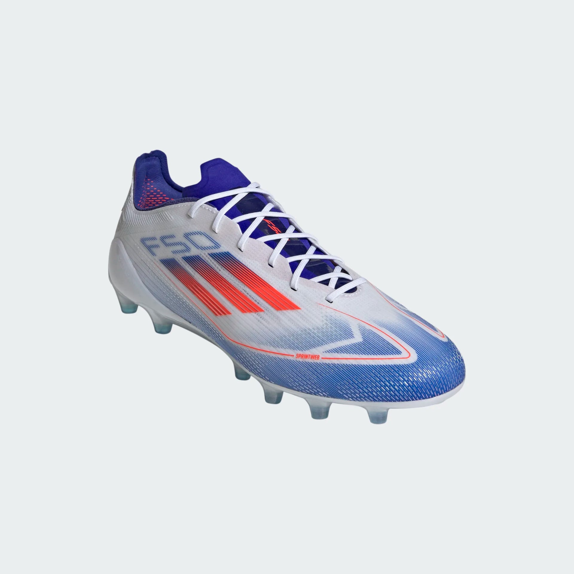 F50 ELITE AG FTWWHT/SOLRED/LUCBLU – Soccer Stuff LLC