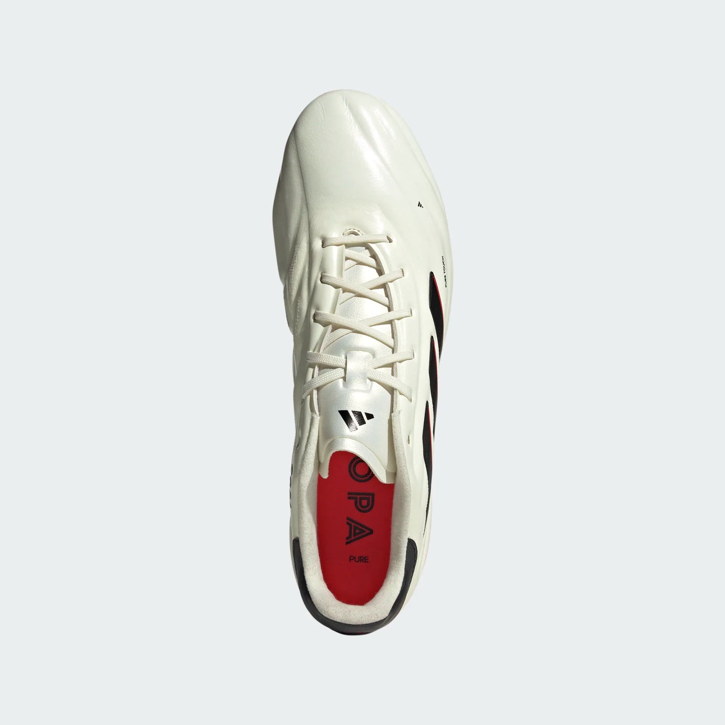 COPA PURE 2 ELITE FG IVORY/CBLACK/SOLRED – Soccer Stuff LLC