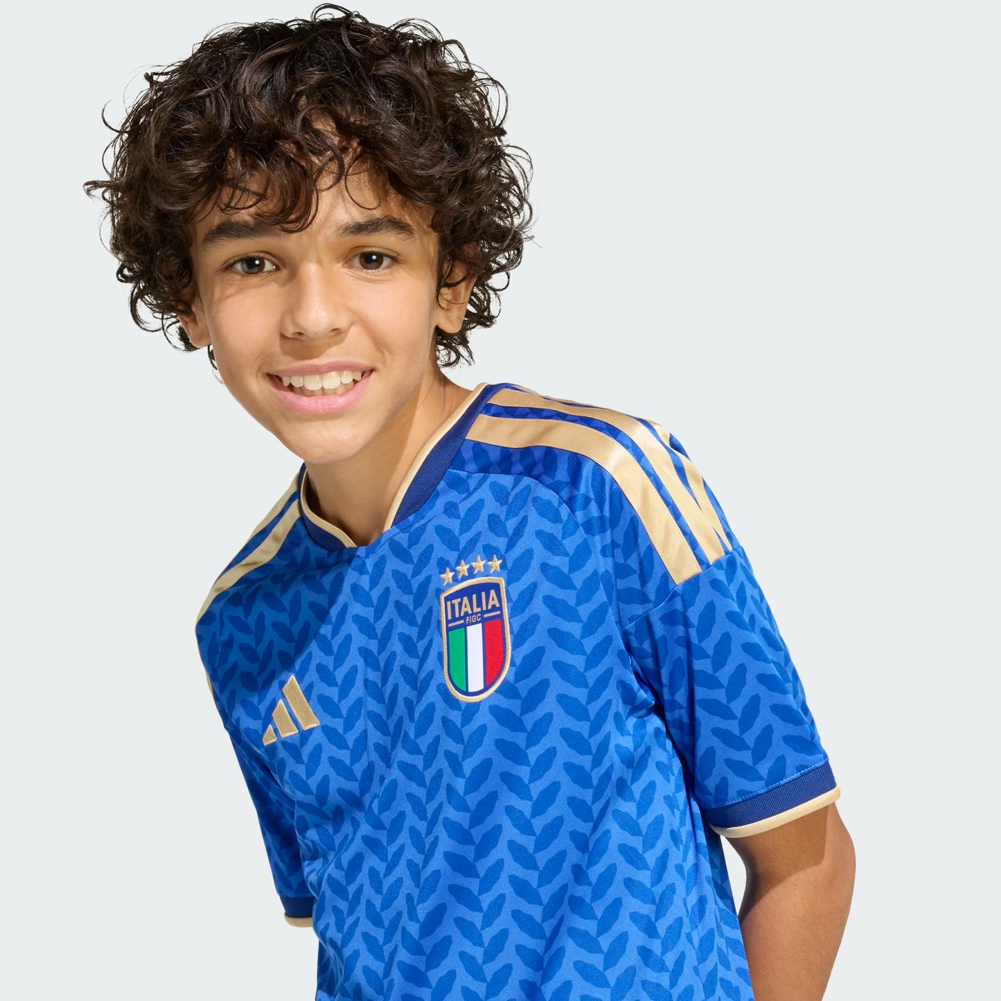 YOUTH 2026 World Cup Italy Jersey FIGC H JSY Y BOBLUE