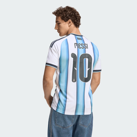 Adult 2026 World Cup Argentina Home Messi Jersey AFA H 10 D WHITE/ICEBLU/LTBLUE
