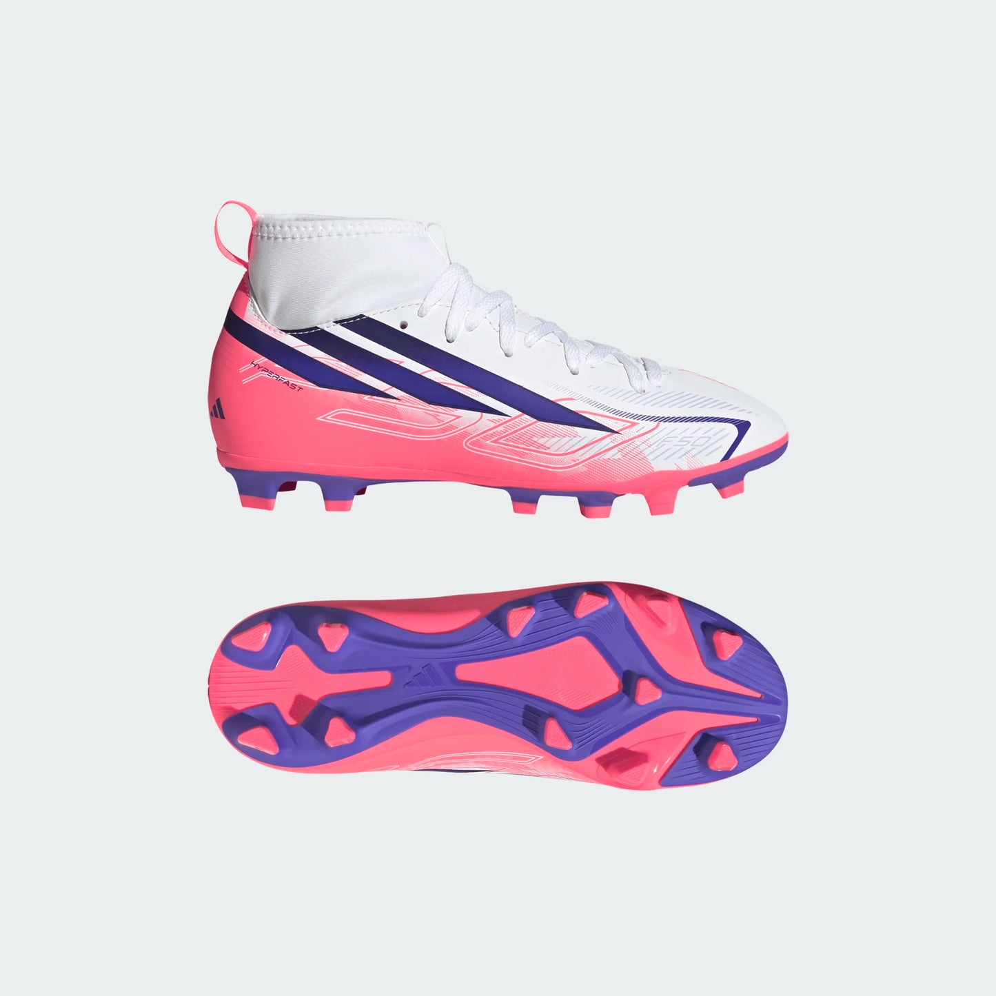Adidas F50 Hyperfast Club Mid FG/MG Kids Football Boots
