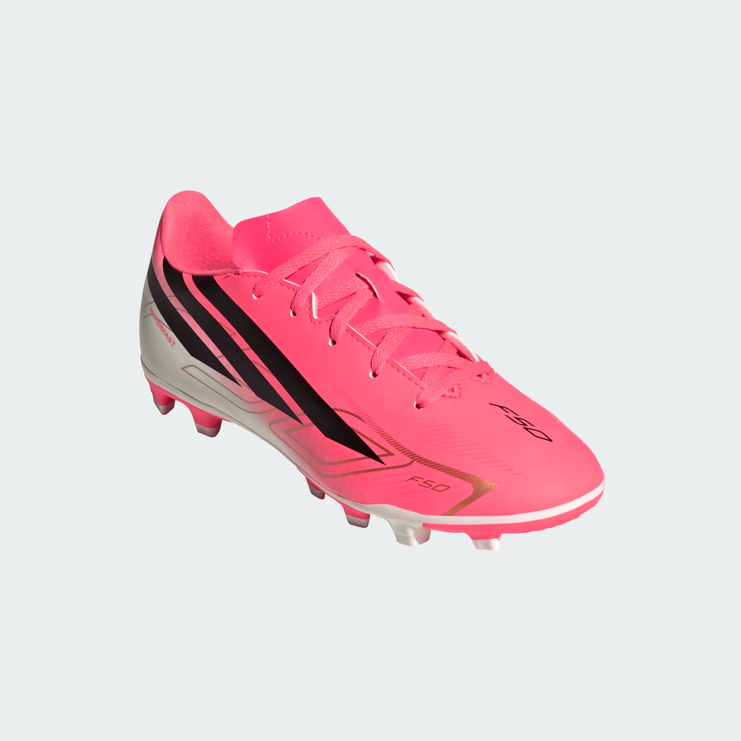 Adidas F50 Hyperfast Club Firm Ground Kids Soccer Cleats