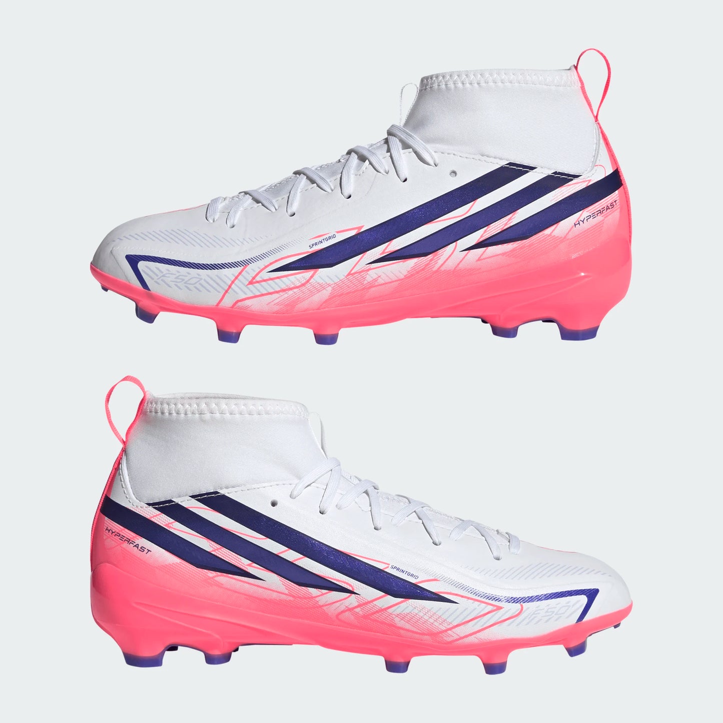 Adidas F50 Hyperfast League Mid FG Kids Football Boots