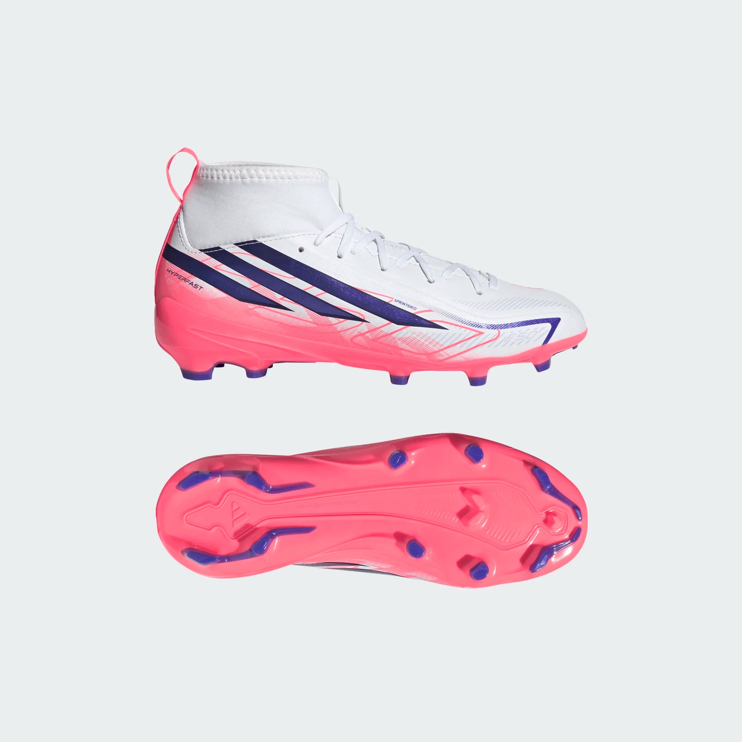 Adidas F50 Hyperfast League Mid FG Kids Football Boots