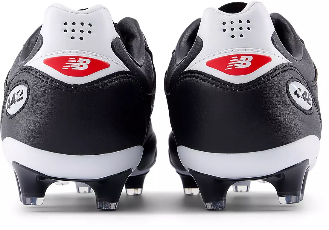 442 Elite FG V3 2E(WIDE) Men's Soccer Boots Black/White