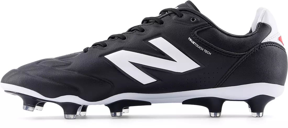 442 Elite FG V3 2E(WIDE) Men's Soccer Boots Black/White