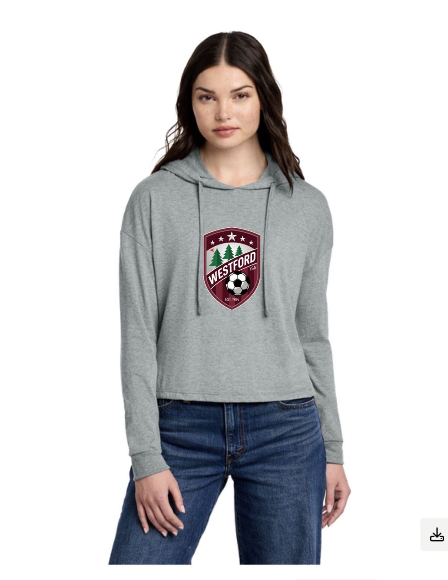 Westford District® Women’s Perfect Tri® Midi Long Sleeve Hoodie