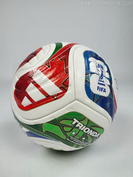 adidas FIFA World Cup 2026™ Trionda Pro Official Match Soccer Ball - White/Blue/Red/Green