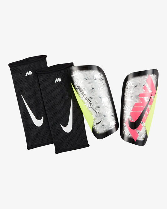 Nike Mercurial Lite 25 Shin Guards (Clear/Pink)