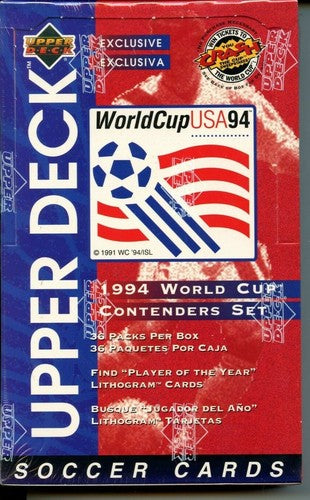 Upper Deck World Cup 94 Trading Cards (1 pack of 10 Cards)