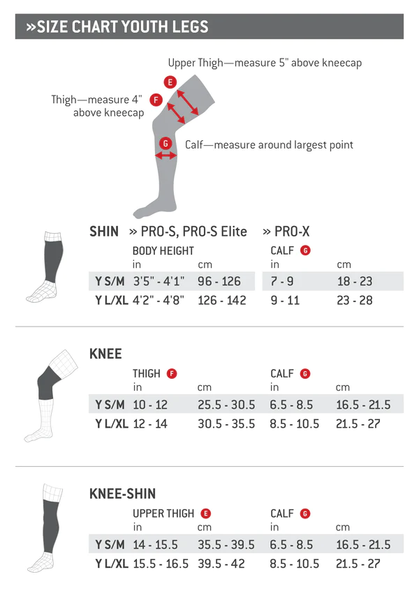 Youth Pro-S Vento Shin Guard Black