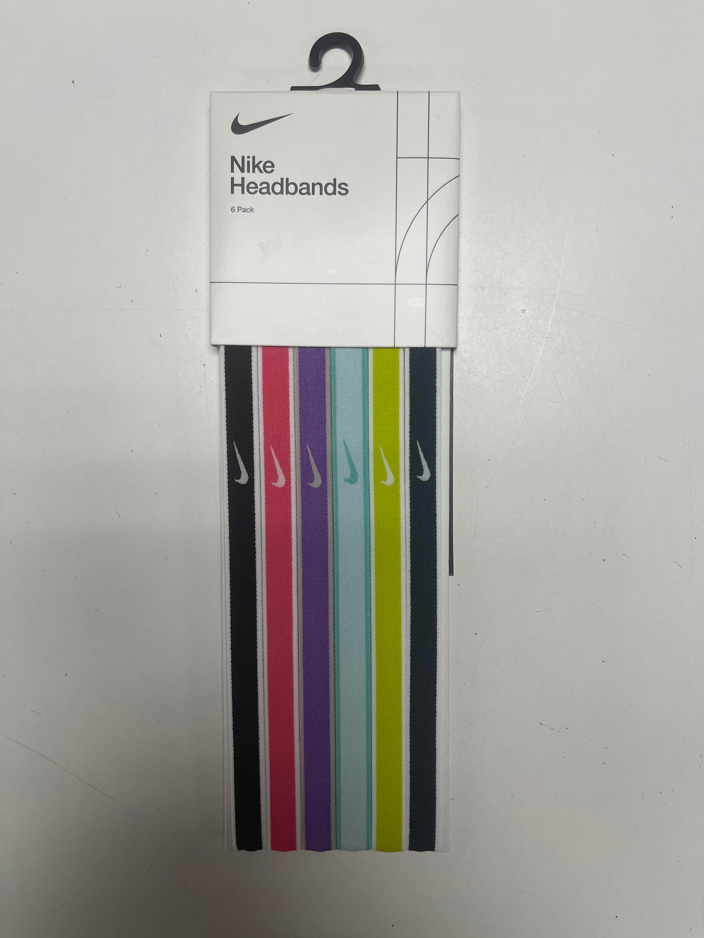 NIKE SWOOSH SPORT HEADBANDS 6 PK TIPPED